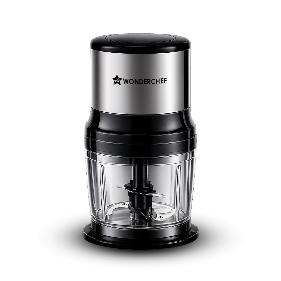 Wonderchef Inox Kitchen Vegetable Chopper, 350W Motor, Chopping/Mincing/Pureeing, Whisk Attachment for Whipping/Beating,