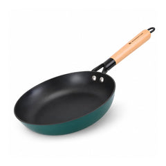 Wonderchef Ferro Enamel Light-weight Cast-iron Fry Pan, 20cm, No Seasoning Required, TitaniumShield Non-toxic Chemical-f
