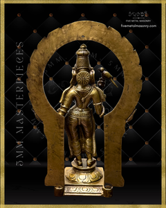 Meenakshi Panchaloha Bronze Icon - 11" with arch - Masterpieces Collection