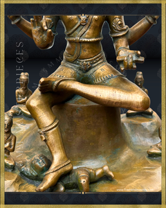 Dakshinamurti Shiva Panchaloha Bronze Icon - 13"-  Masterpieces Collection