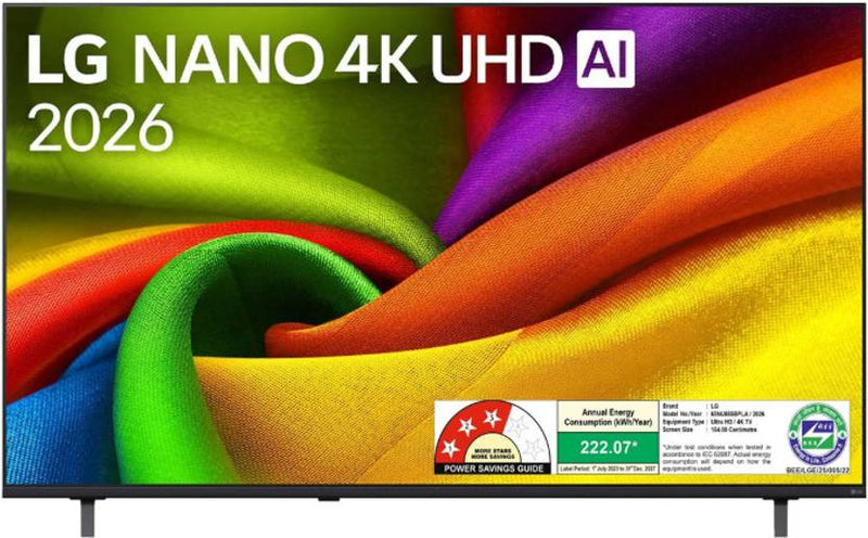 LG 164 cm (65 inch) Ultra HD (4K) NanoCell Smart WebOS TV 2026 Edition with NANO 4K AI UHD TV 65NU885BPLA with α7 AI Processor 4K Gen9, with HDR10-1