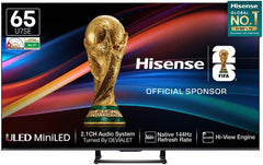 Hisense 65U7SE 164 cm (65 inch) Ultra HD (4K) Mini LED Smart VIDAA TV 2026 Edition with 2.1CH Audio System Tuned by DEVALET, Native 144 Refresh Rate,-1