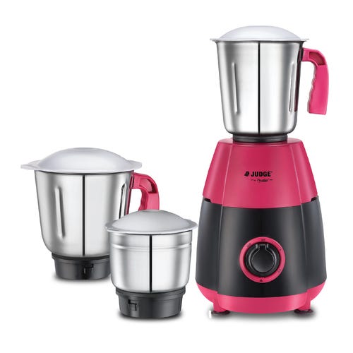 Judge By Prestige 750 Watts Aura Mixer Grinder with 3 Stainless Steel Jars