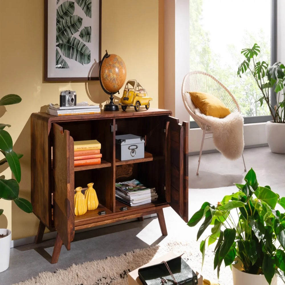 Bangalore Solid Sheesham Wood Sideboard Cabinet