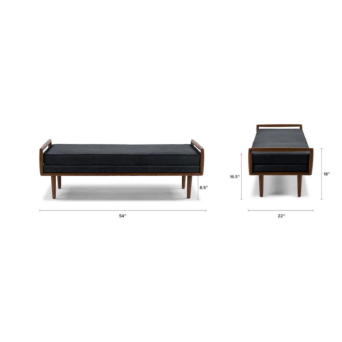 Ansa 54"  Bench