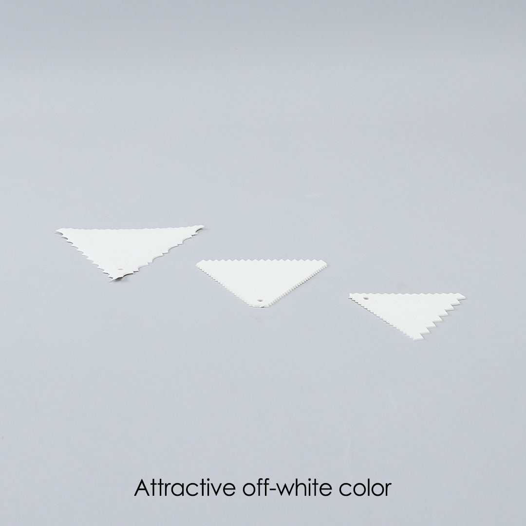 Wonderchef Ambrosia Cake Scrapers (3-in-1) - White