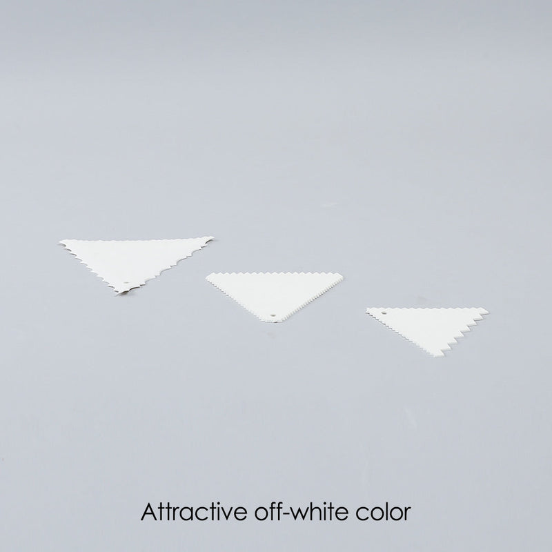 Wonderchef Ambrosia Cake Scrapers (3-in-1) - White