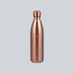 Aqua-Bot, 500ml, Double Wall Stainless Steel Vacuum Insulated Hot and Cold Flask, Spill & Leak Proof,  Brown, 2 Years Warranty
