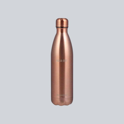 Aqua-Bot, 500ml, Double Wall Stainless Steel Vacuum Insulated Hot and Cold Flask, Spill & Leak Proof,  Brown, 2 Years Warranty