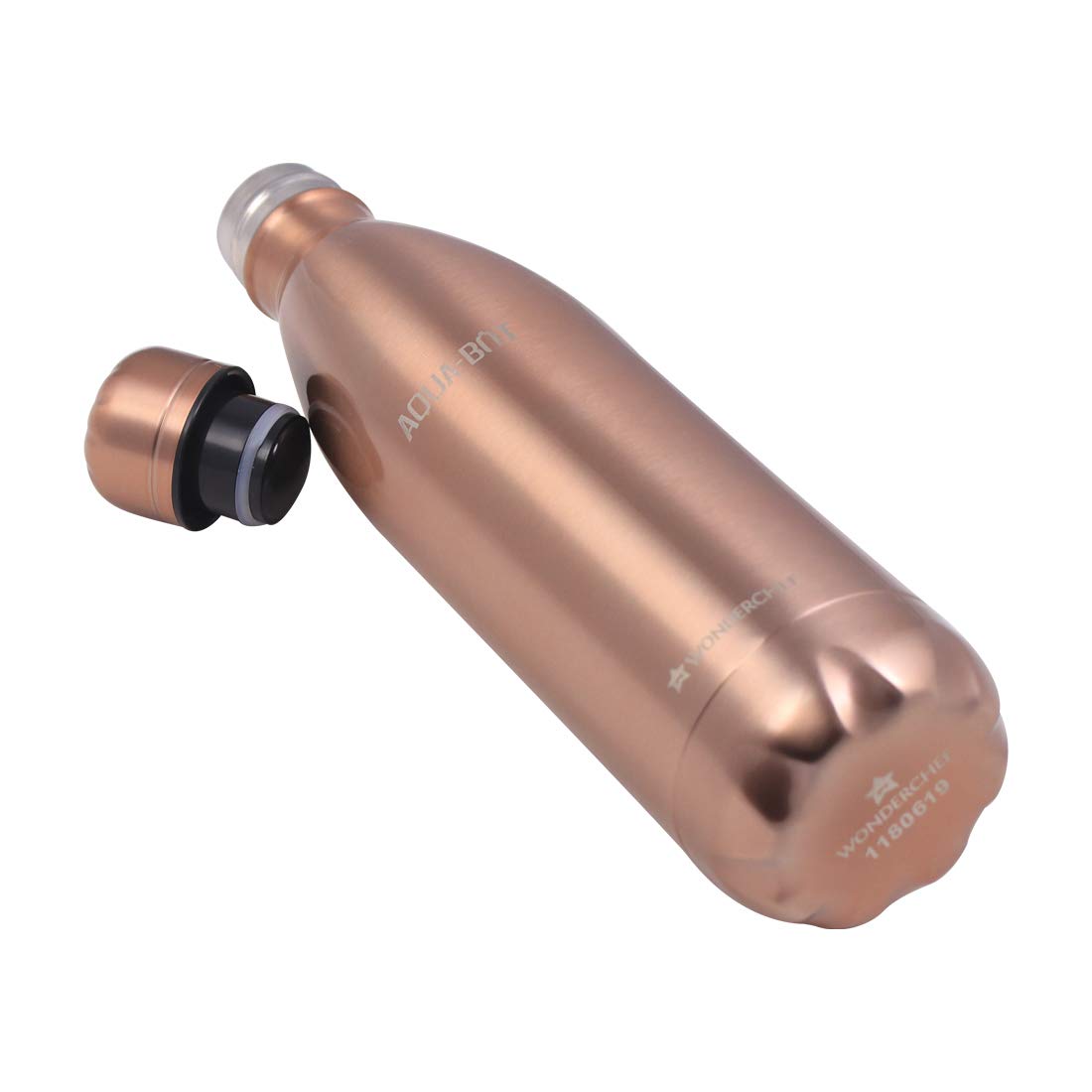 Aqua-Bot, 500ml, Double Wall Stainless Steel Vacuum Insulated Hot and Cold Flask, Spill & Leak Proof,  Brown, 2 Years Warranty