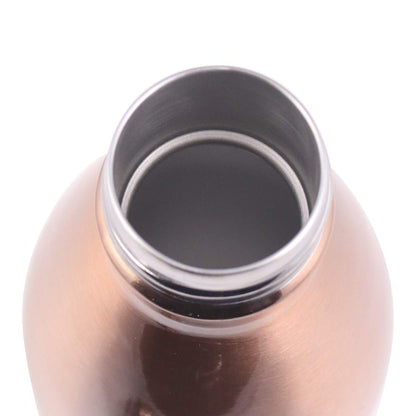 Aqua-Bot, 500ml, Double Wall Stainless Steel Vacuum Insulated Hot and Cold Flask, Spill & Leak Proof,  Brown, 2 Years Warranty