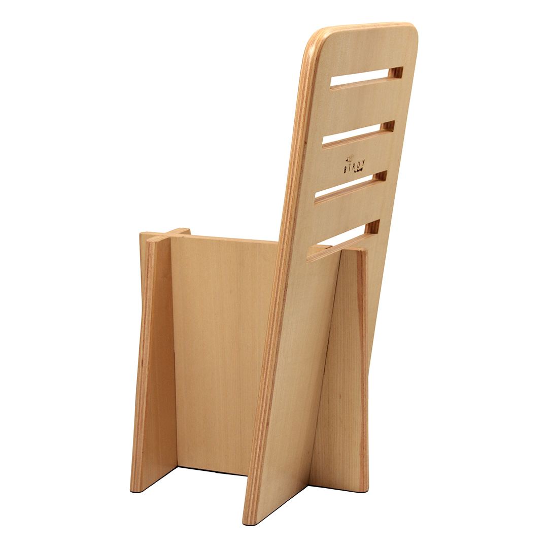 Wonderchef Birdy Dining Table with 4 Chairs Rosewood Finish
