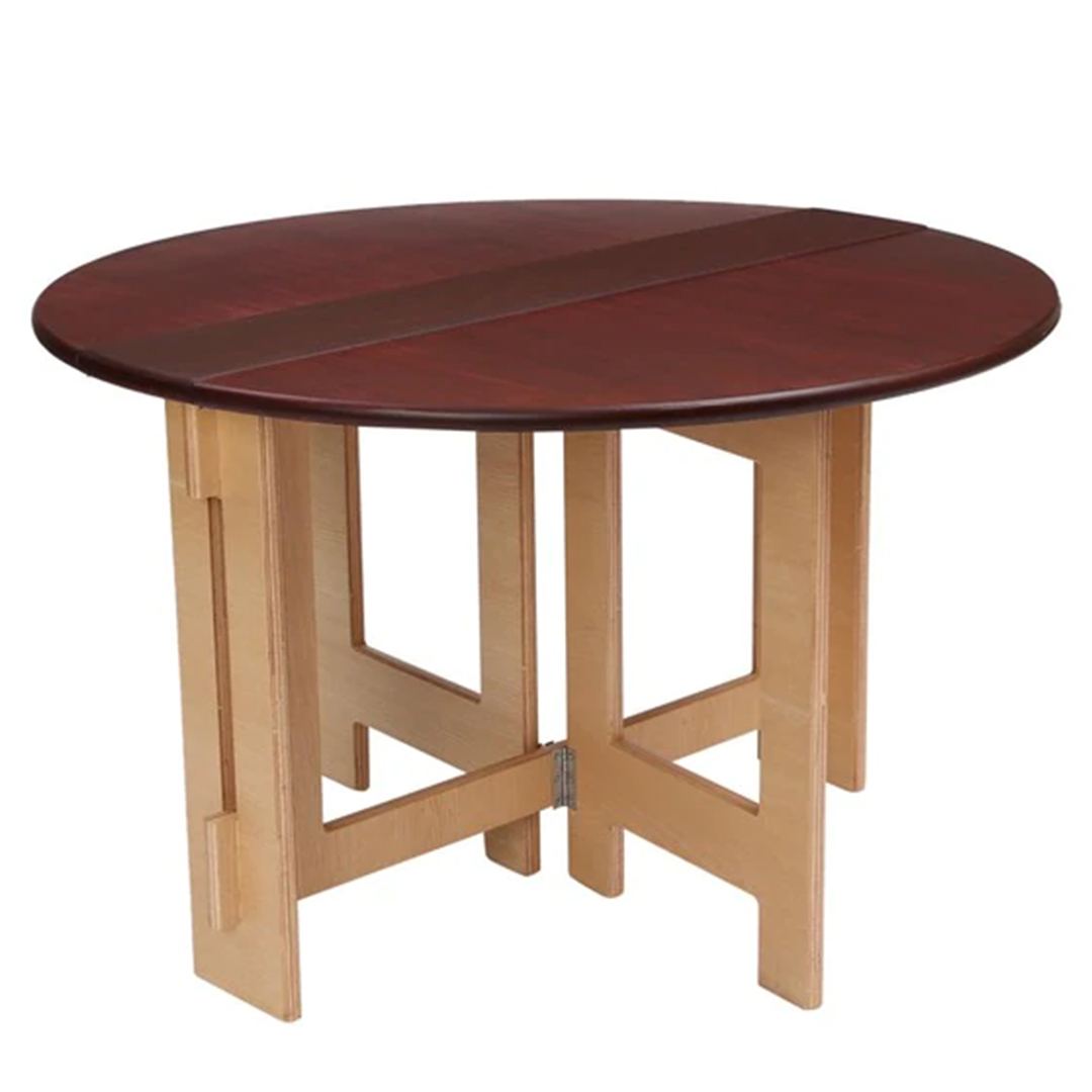 Wonderchef Birdy Dining Table with 4 Chairs Rosewood Finish