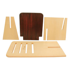 Wonderchef Birdy Dining Table with 4 Chairs Rosewood Finish