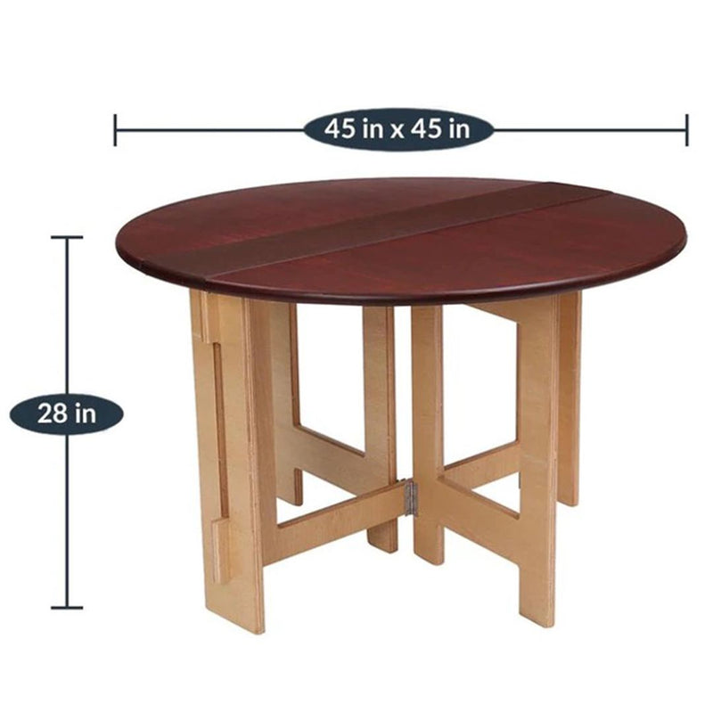 Wonderchef Birdy Dining Table with 4 Chairs Rosewood Finish