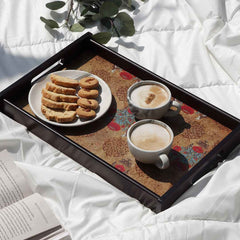 Casablanca Damask Motif Tray - Large
