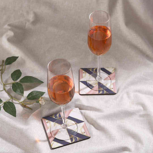 Casablanca Marble Mosaic Coaster - Set of 6