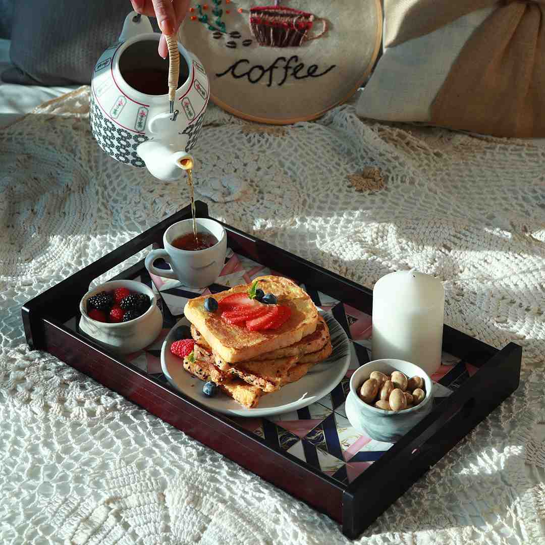 Casablanca Marble Mosaic Tray - Medium