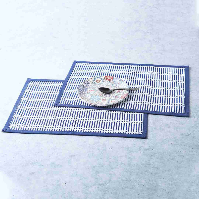 Como Table mats - Blue (Set of 6)