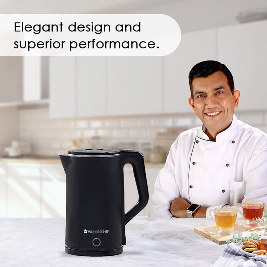 COOL-TOUCH Electric Kettle, 1300 W, 1.8 L, 1 Years Warranty