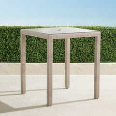 Billy Outdoor Patio Bar Sets 4 Chairs and 1 Table (Pearl White)