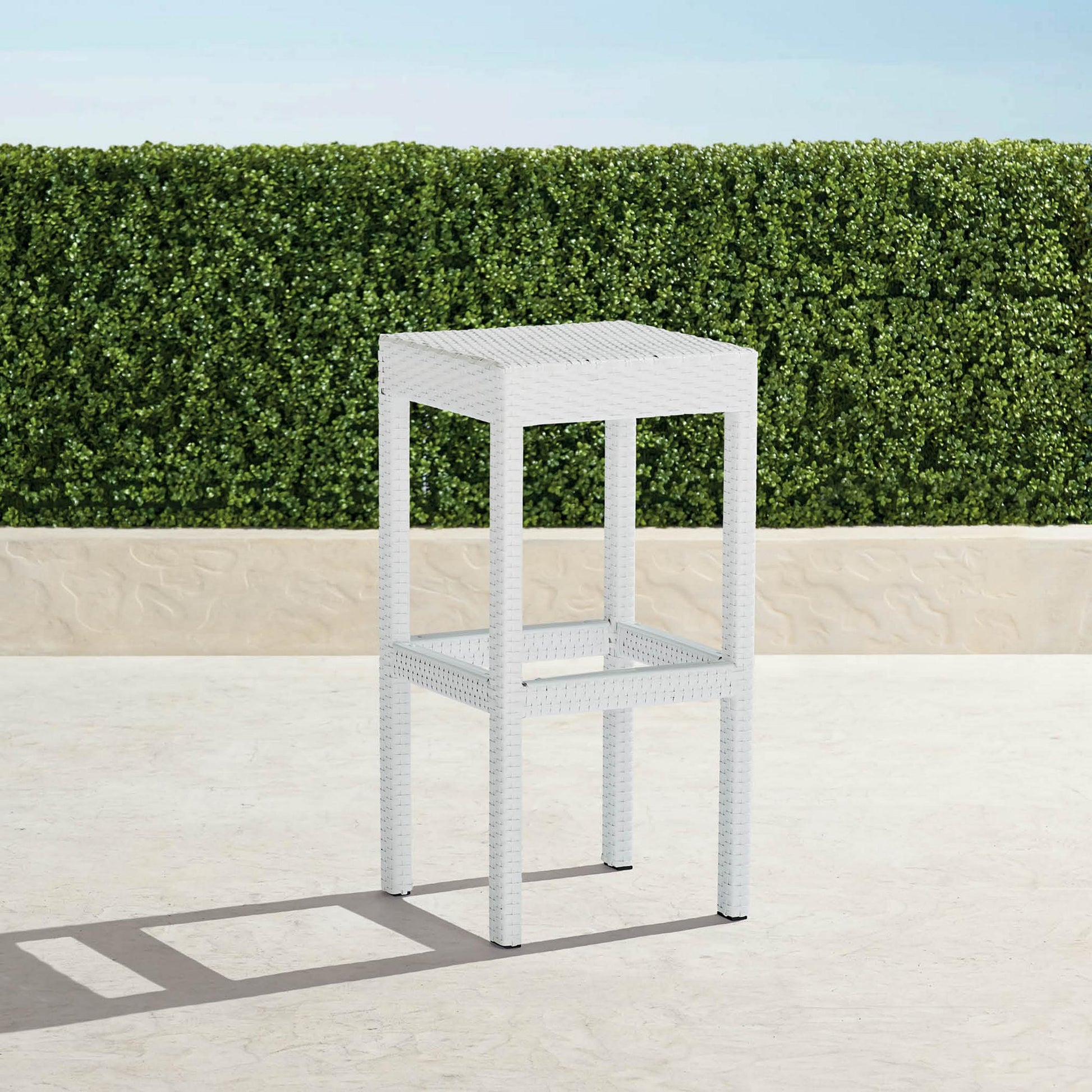Haven Outdoor Bar Sets 6 Stools and 1 Table Patio Bar Set (White)