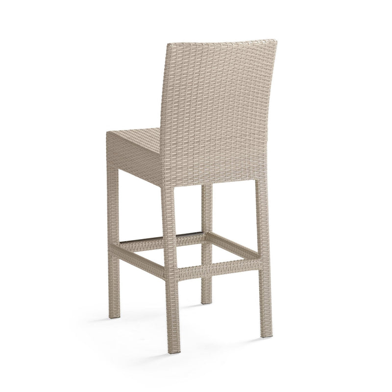 Billy Outdoor Patio Bar Sets 4 Chairs and 1 Table (Pearl White)