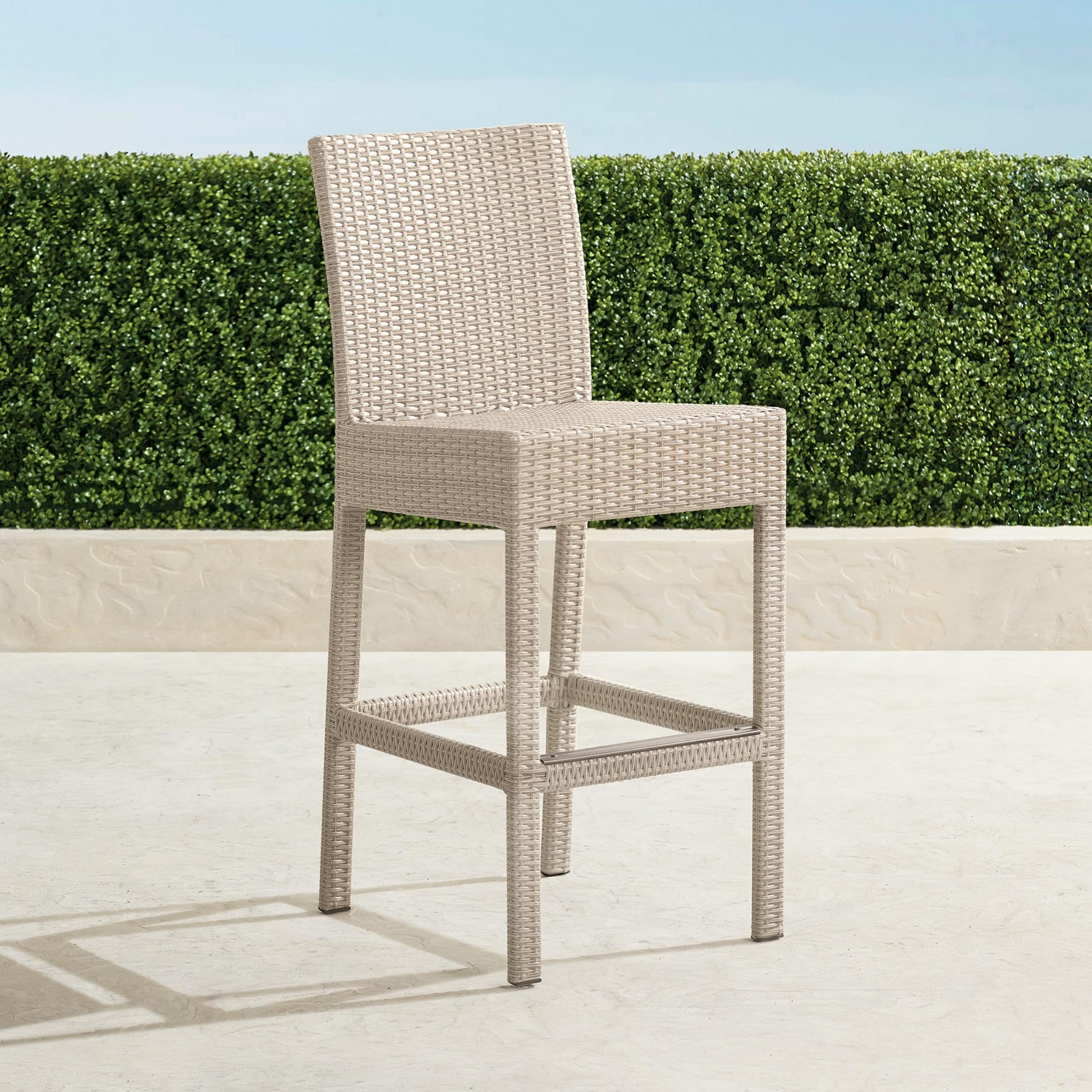 Billy Outdoor Patio Bar Sets 4 Chairs and 1 Table (Pearl White)