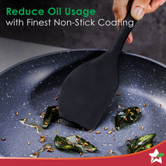 Duralite Die-Cast Non Stick Fry Pan | 24cm | 1.2 L | Grey | 5 Layer Meta-Tuff Non-Stick Coating | Never Loses Shape | Non-Toxic | Cool Touch Handle | PFOA Free | Pure Grade Aluminium | Easy to Clean | 2 Years Warranty