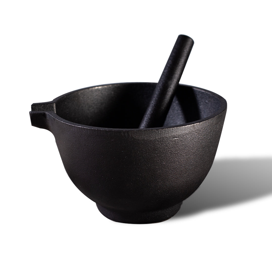 Wonderchef Forza pre-seasoned cast-iron mortar & pestle
