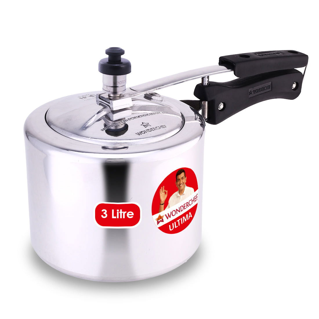 Inner Lid Ultima 3L Pressure Cooker | 3.25 mm Heavy Encapsulated Botto ...