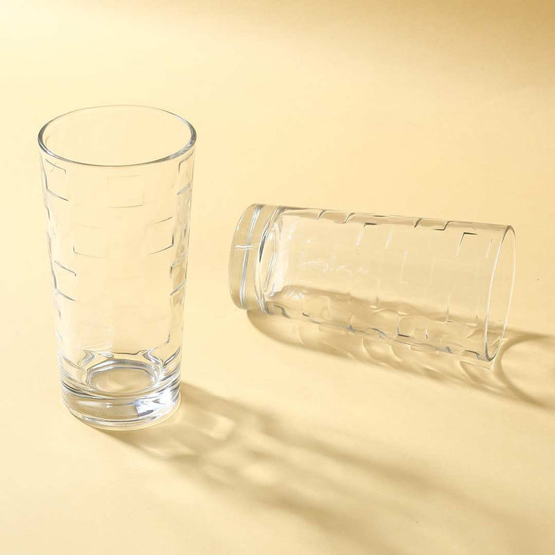 Modena Water Glass Cubes 245 Ml (Set Of 6)