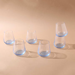 Modena Whiskey Glass Blue 400 ml (Set of 6)