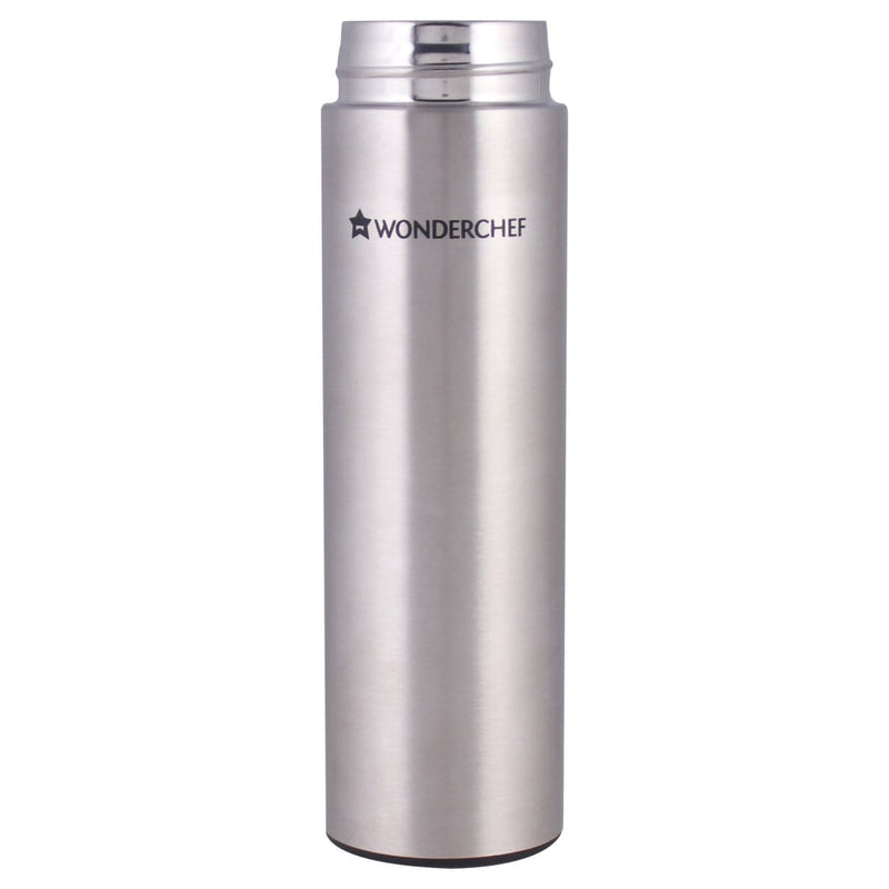 Nutri-Bot, 480ml, Double Wall Stainless Steel Vacuum Insulated Hot and Cold Flask, Steel Micro-filter, Spill & Leak Proof, 2 Years Warranty