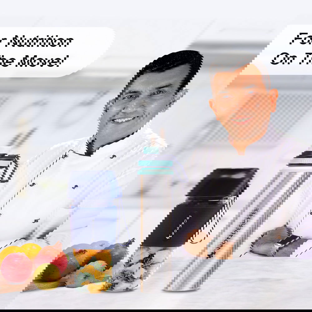 Nutri-cup Portable Blender + Sippy Stainless Steel Bottle, Gift Combo, For Family and Friends, Gift for Diwali and Other Festivals, House Warming