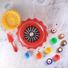 Wonderchef Pavoni Papillon Red Cake Stand