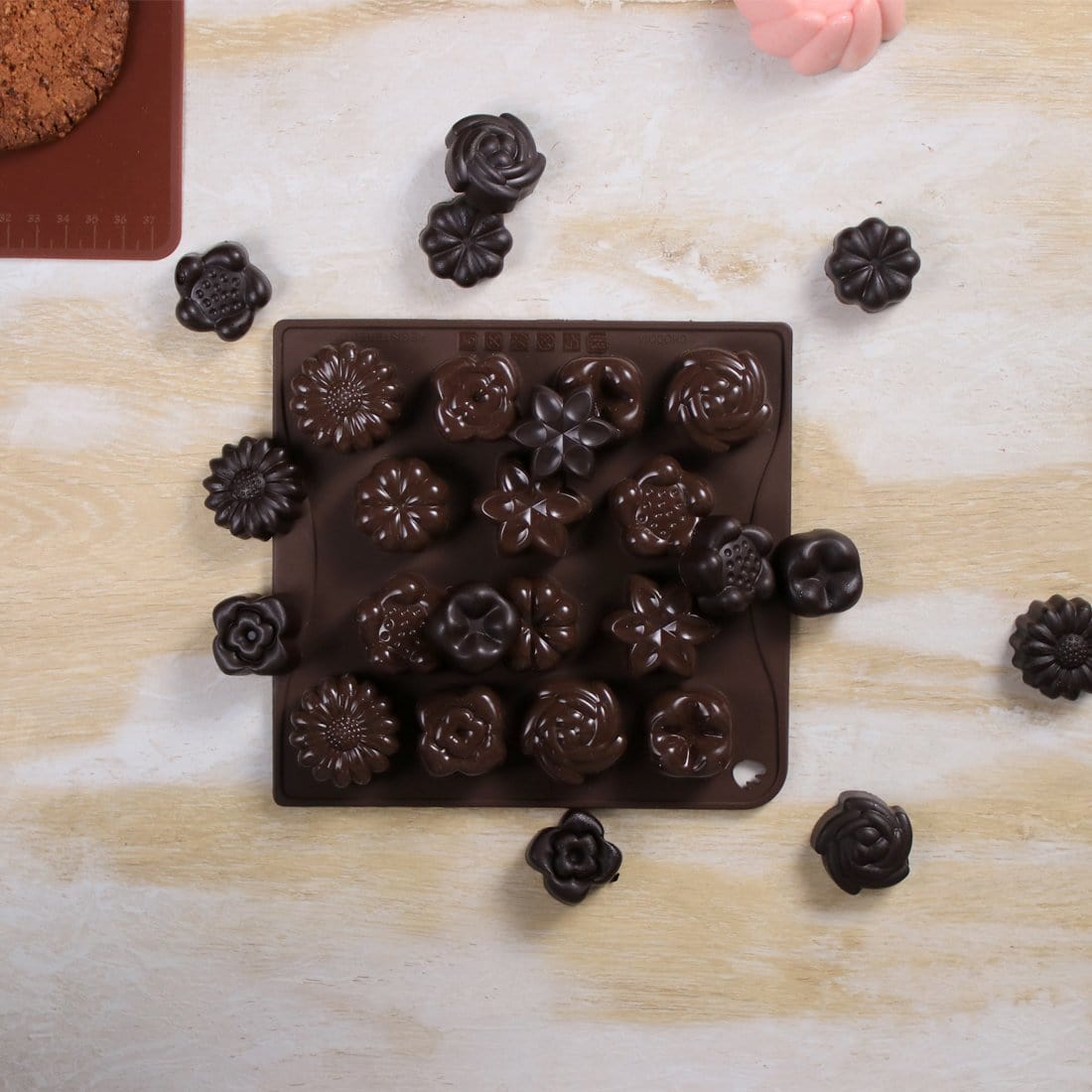Wonderchef Pavoni Platinum Silicone Choco-Ice Bouquet Mould