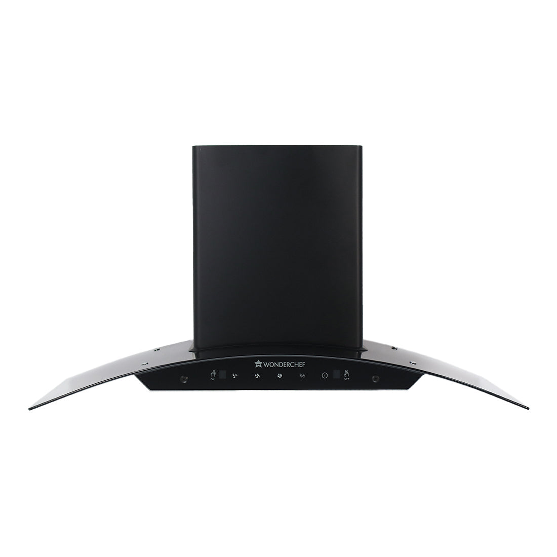 Wonderchef Power Curve Wall-Mount Chimney | Auto Clean Function | 1200M3/H | Suction Capacity | 3 Speed Motion| Gesture 