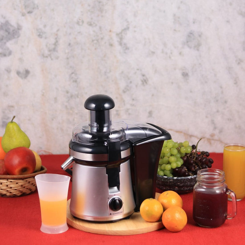 Wonderchef Prato Compact Centrifugal Electric Juicer for Fruits and Vegetables, 250W| Juicer Mesh with Stainless Steel S