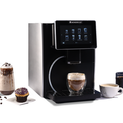 Wonderchef Regalia 19 Bar Fully Automatic Coffee Maker | Bean to Cup| 7 Inch Display for Custom Controls | Espresso, Ame