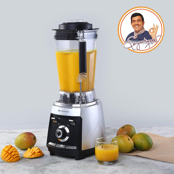 Regalia Professional Power Blender with Pulse Function| 3-in-1 Mixer,Blender,Grinder | 1200 Watt Full Copper Motor| Unbreakable 2 Litre Jar| Commercial Heavy Duty Blender with Stainless Steel Aircraft Grade Blades| 3 Year Warranty| Black