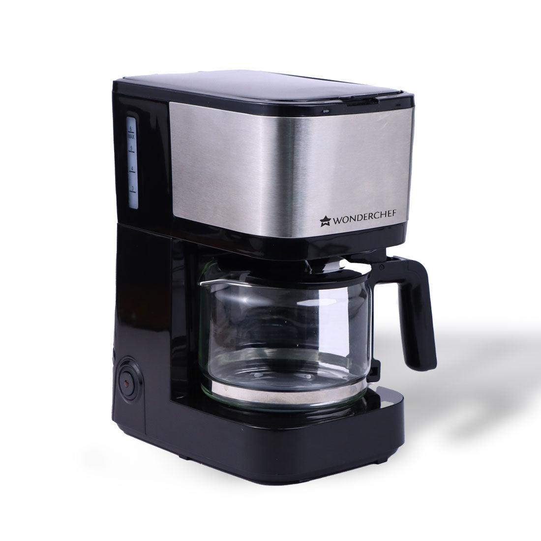 Wonderchef Regalia Pronto Brew Coffee Maker | Drip Coffee | 6 Cups Coffee | 750 ml Borosilicate Glass Carafe with Hot Pl