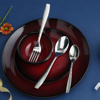 Roma Stainless Steel Cutlery Set - Set of 18 pcs