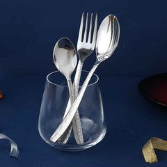 Roma Stainless Steel Cutlery Set - Set of 18 pcs
