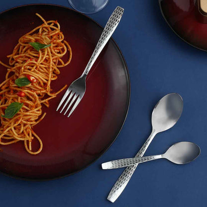 Roma Stainless Steel Cutlery Set - Set of 18 pcs