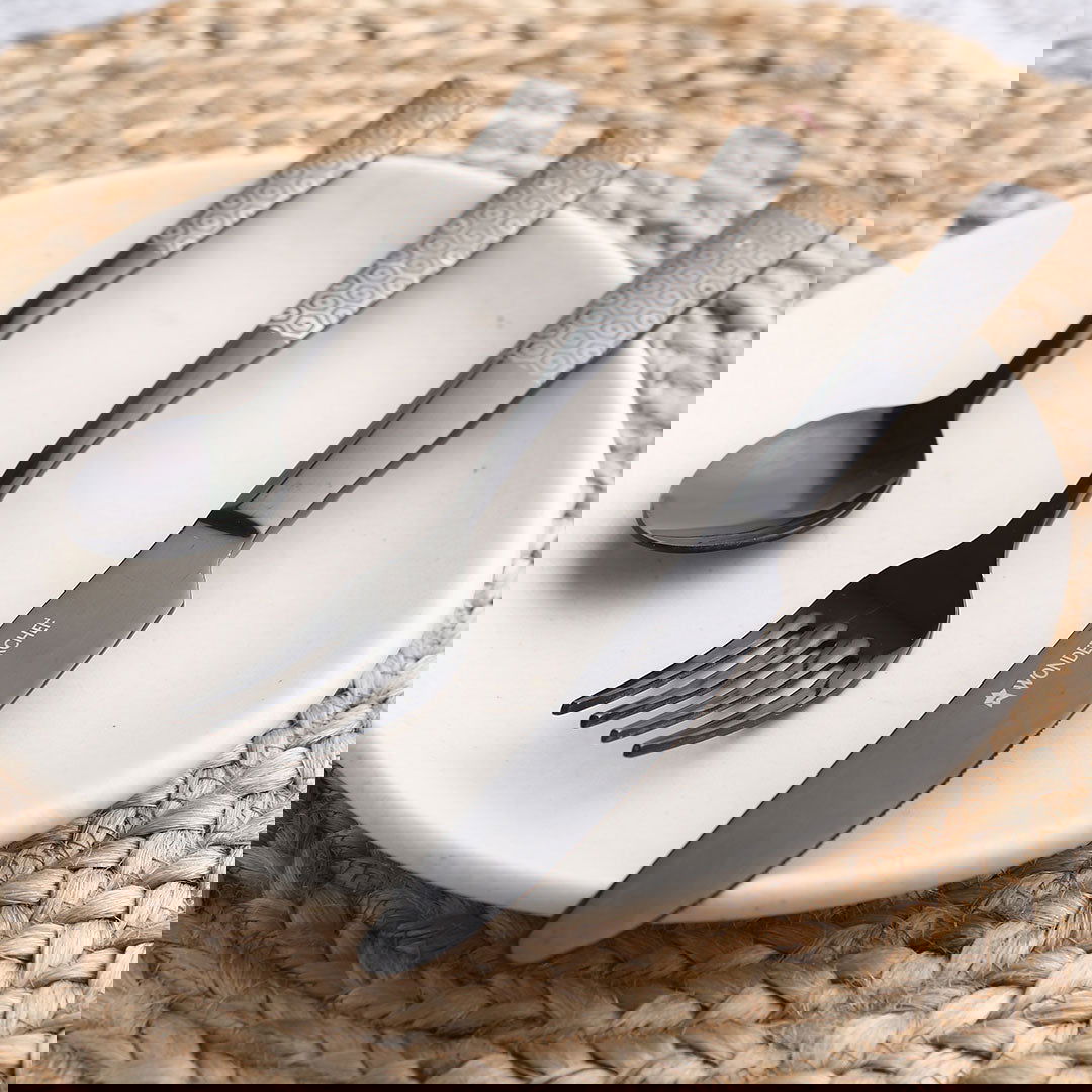 Roma Tea Spoon  - Black - Set of 6pcs