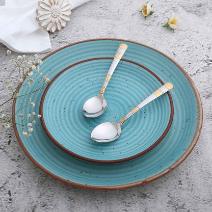 Roma Tea Spoon  - Gold Plated - Set of 6pcs