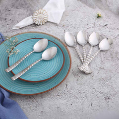 Roma Tea Spoon  - Laser Etching - Set of 6 Pcs