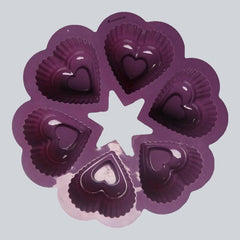 Wonderchef Silicon Heart shaped Chocolate Mould