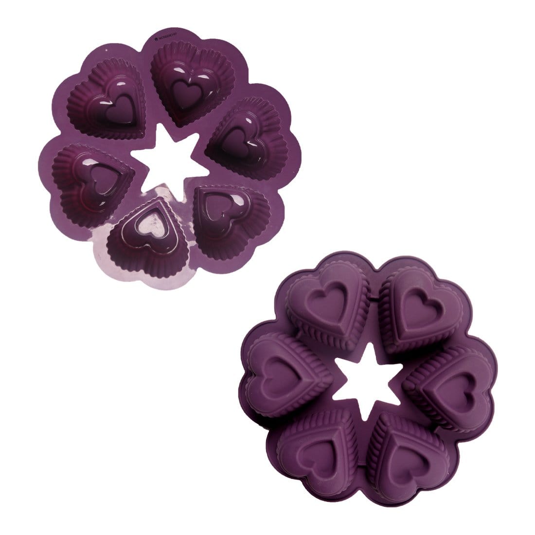Wonderchef Silicon Heart shaped Chocolate Mould